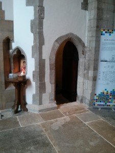 Entrance to bell ringing chamber in the crossing