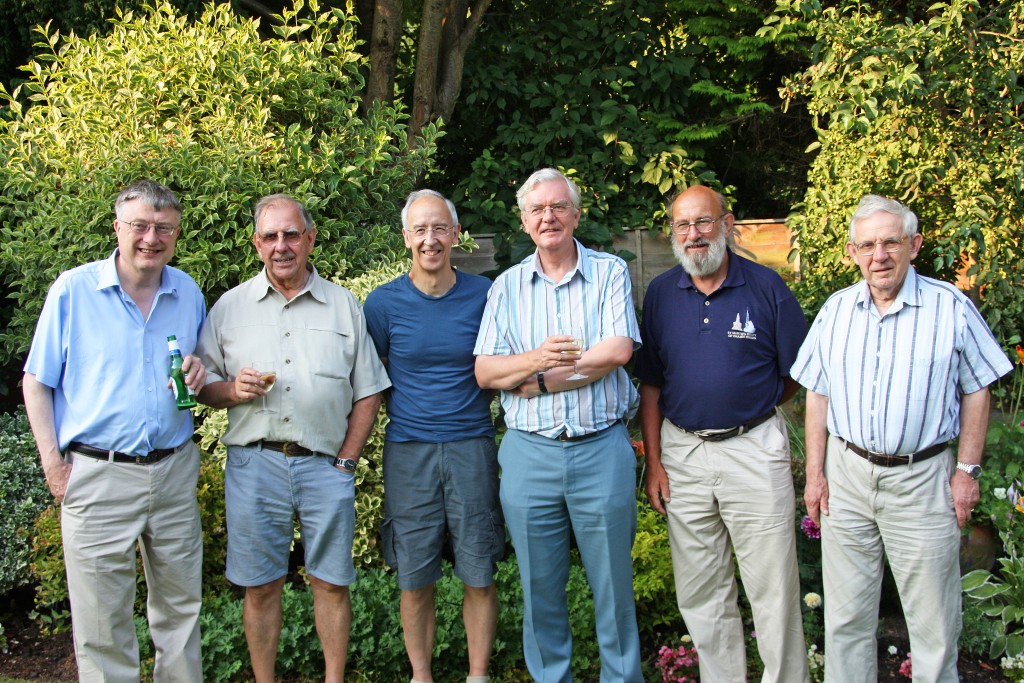 The most recent 6 Kingston tower captains at the 2014 barbecue