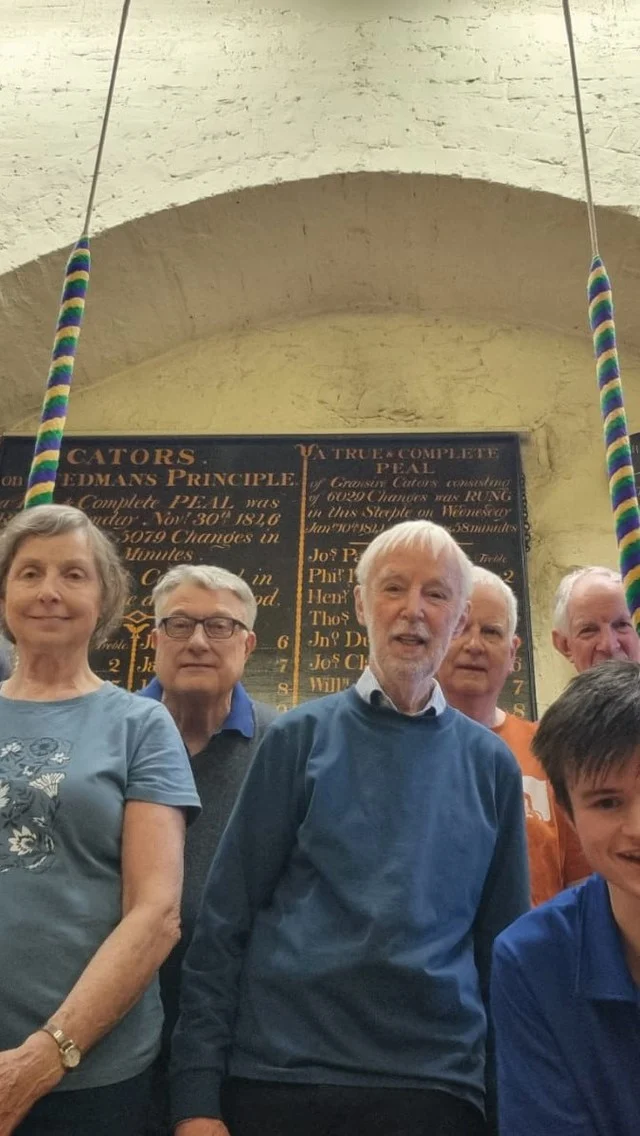 And video of Mike’s 500th Quarter Peal of Stedman Caters, recorded by Thomas - some very fine ringing! 🔔🤩👏🏻 Congratulations Mike! 🎥 @thomasashwinsiejkowski #kingstonbellringers #allsaintschurchkingston #kingstonuponthames #bellringing #quarterpeal